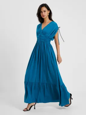 Audrey Satin Maxi Dress