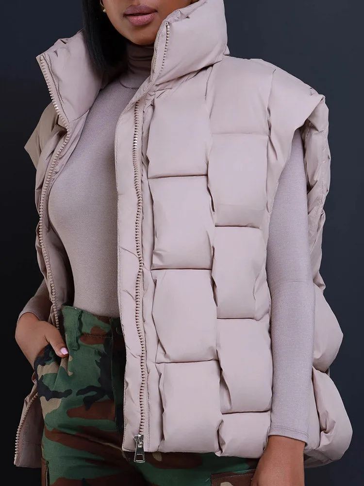 Braid Puffer Vest