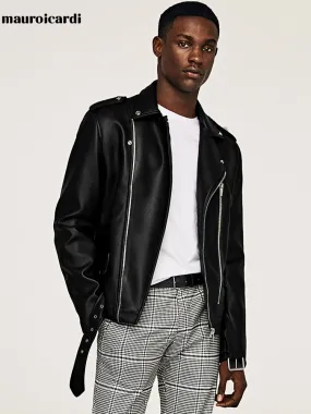 Cavalier Faux Leather Jacket