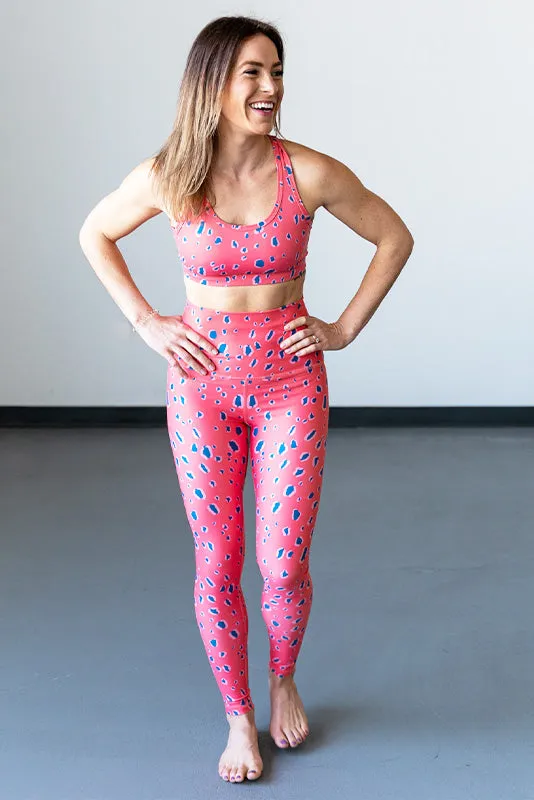 Coral Jaguar ABL Ultra High Rise Leggings - FINAL SALE