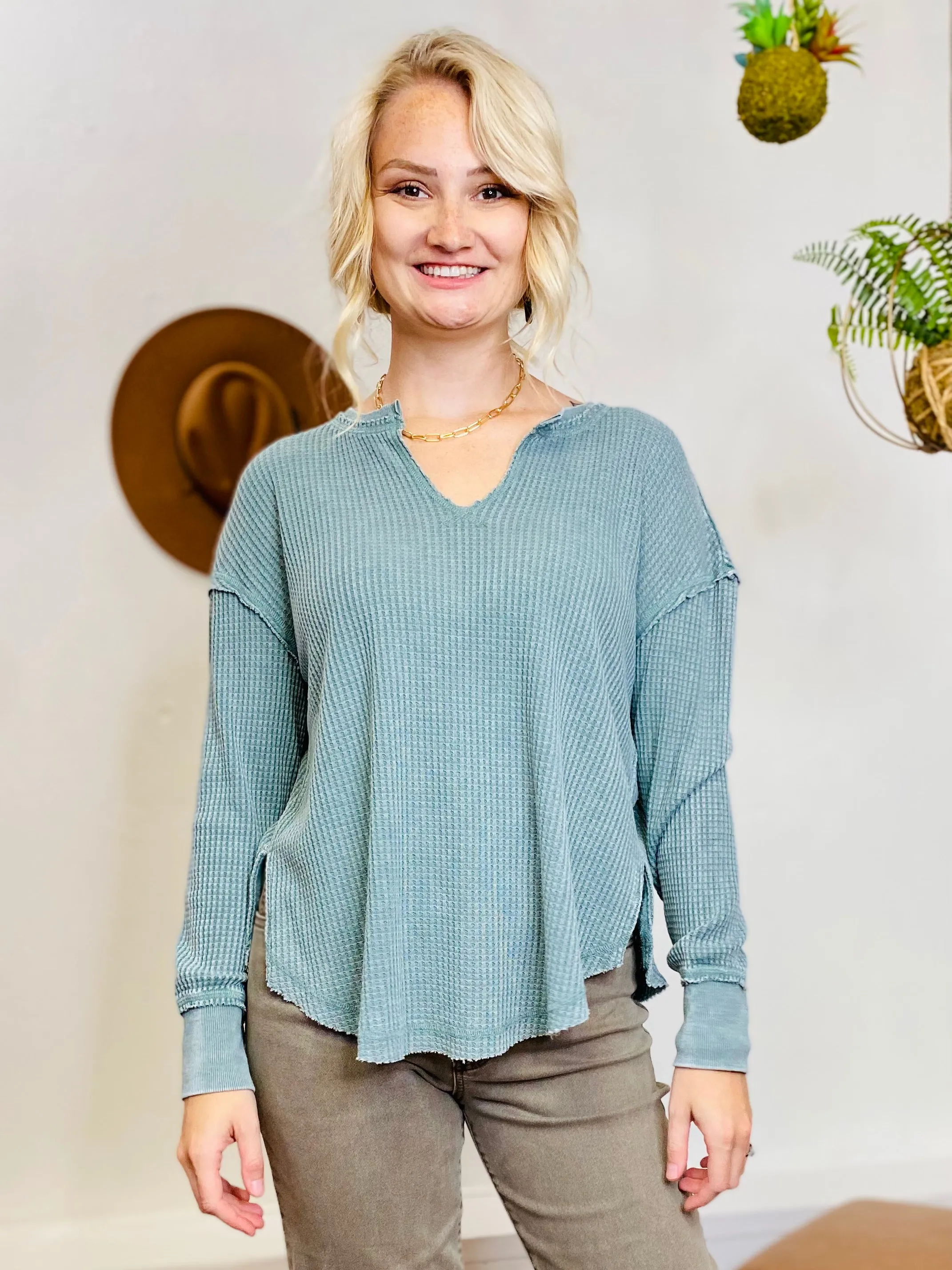 Driftwood Thermal Long Sleeve Top Z SUPPLY