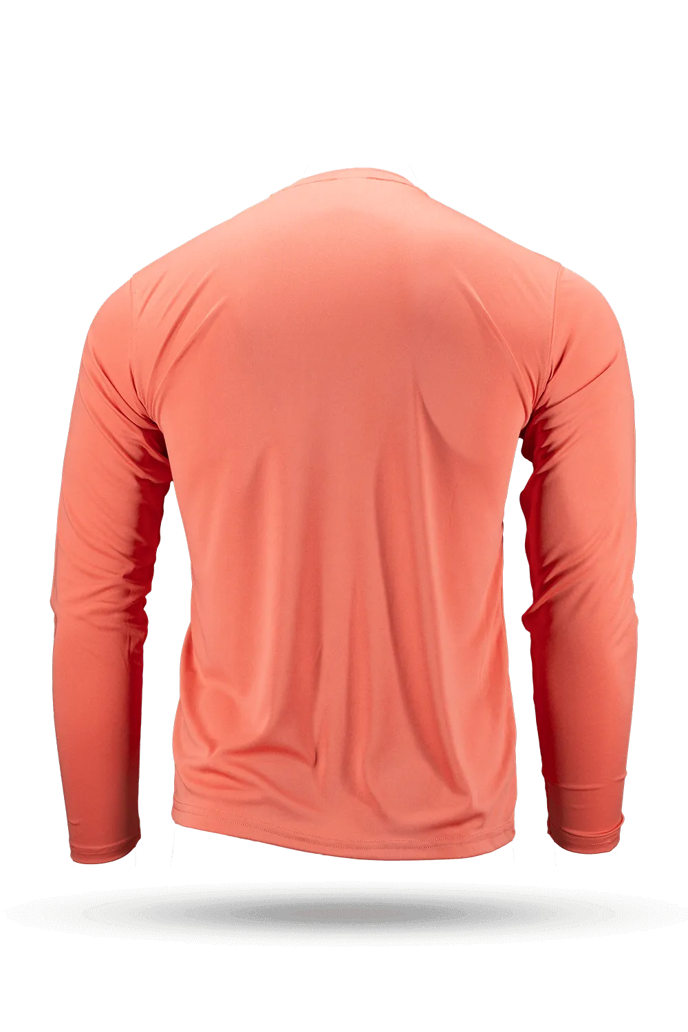 Dropline Logo - Moisture Wicking Long Sleeve T-Shirt