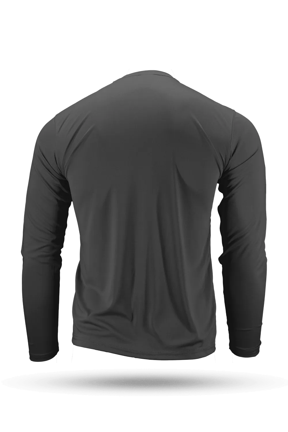 Dropline Logo - Moisture Wicking Long Sleeve T-Shirt