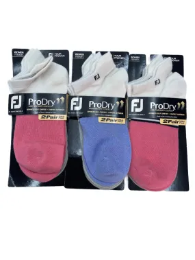 FootJoy Women's Roll Tab Golf Socks - 2 Pack.  Moisture wicking for drier feet.