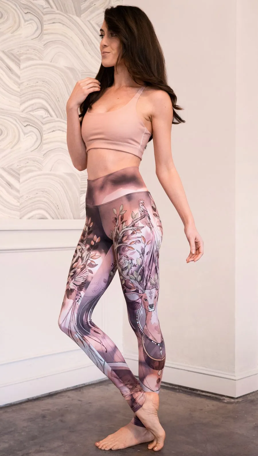 Forest Deer - Athleisure Leggings - CUSTOM ORDER