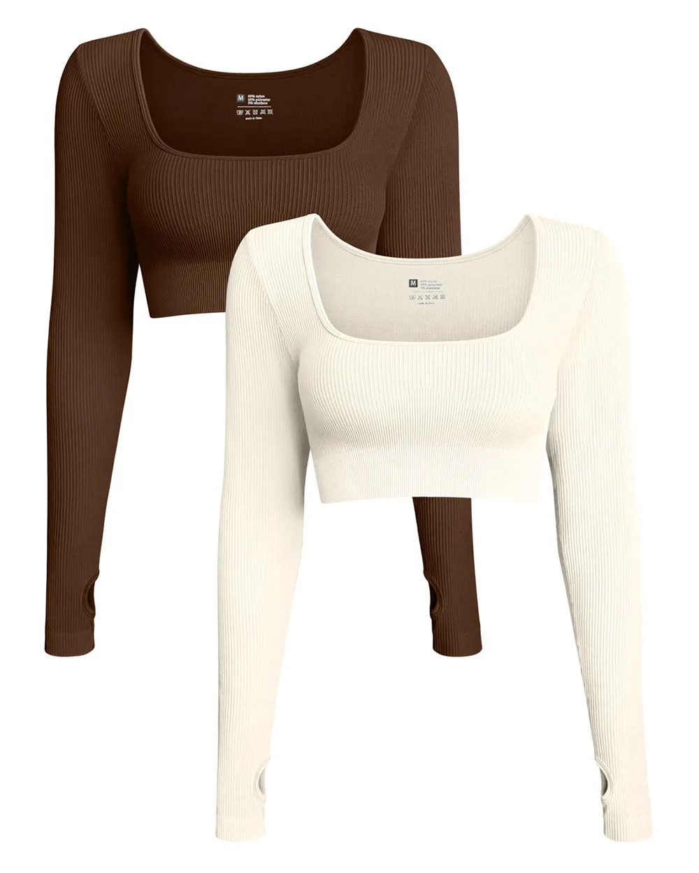 Long Sleeve Crop Tops