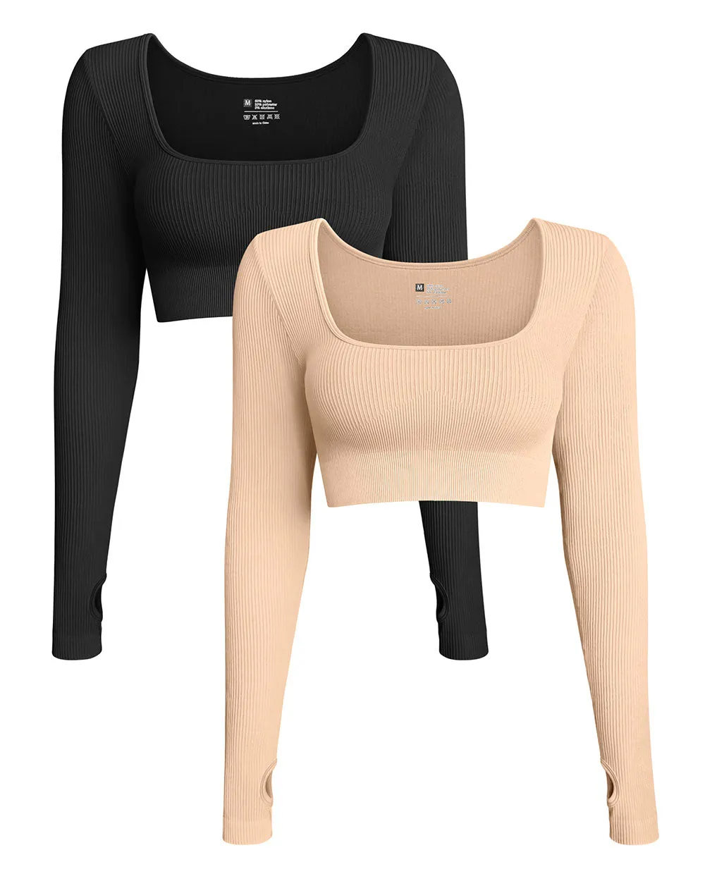 Long Sleeve Crop Tops