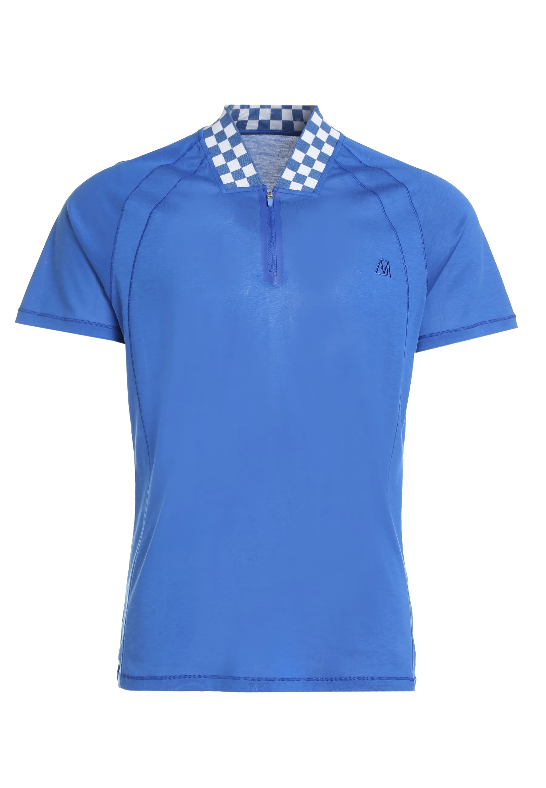 Men’s Checkered Collar Top