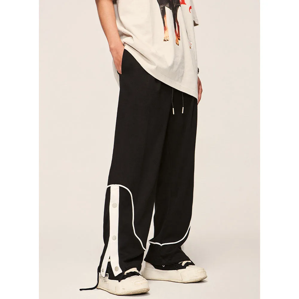 Men’s Sporty Baggy Black Sweatpants