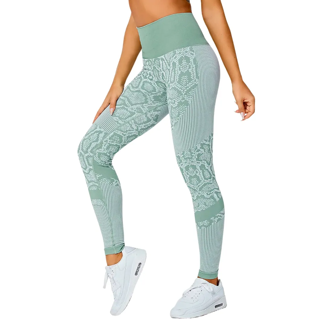 Murphy Snakeskin Seamless Leggings