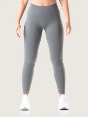 PRIME STATE RIBBED LEGGINGS - GREY