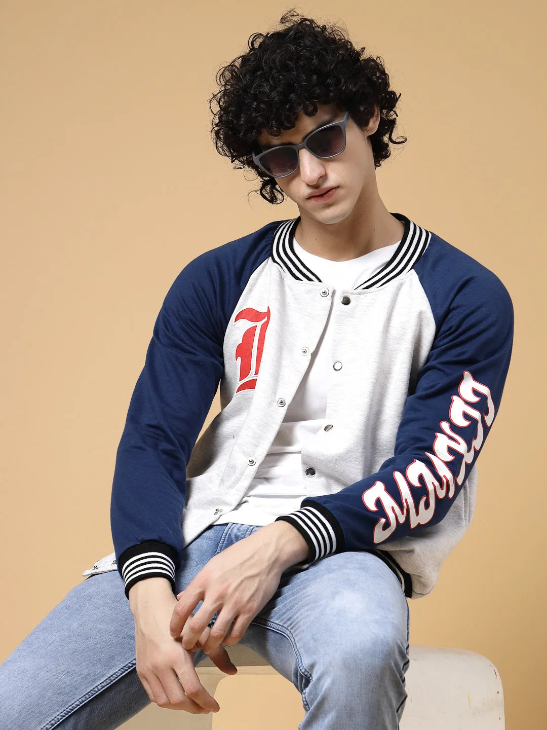 Rigo Signature Puff Printed Varsity Jacket