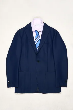 Ring Jacket 184 Navy Wool/Mohair 3-Ply Sport Coat