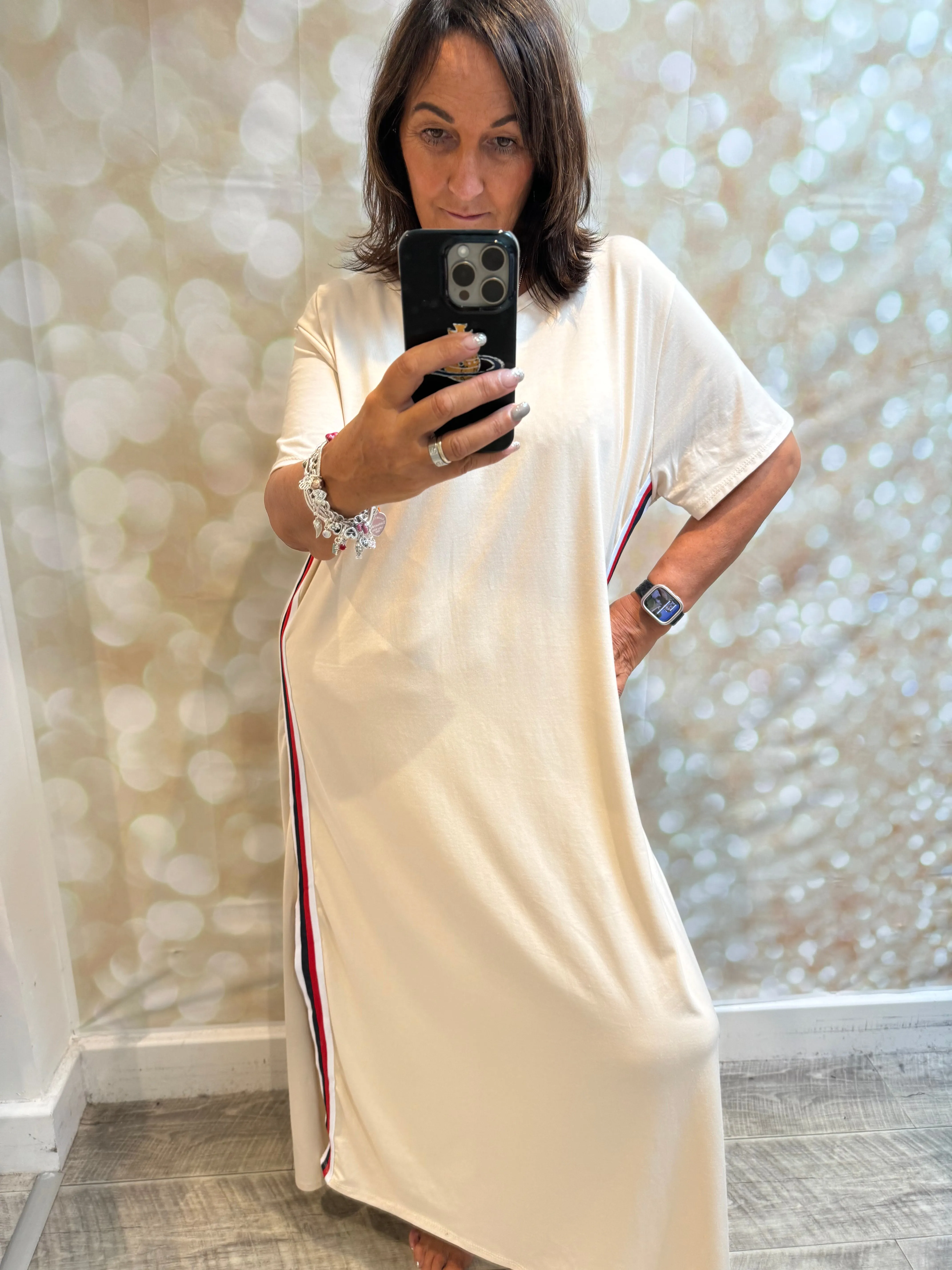 Sporty Tube maxi dress