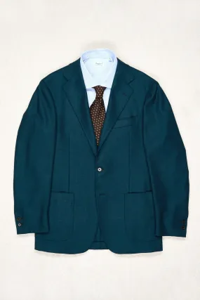 Ring Jacket Model 3 Blue Green Wool Sport Coat - Premium Tailored Jacket for Men