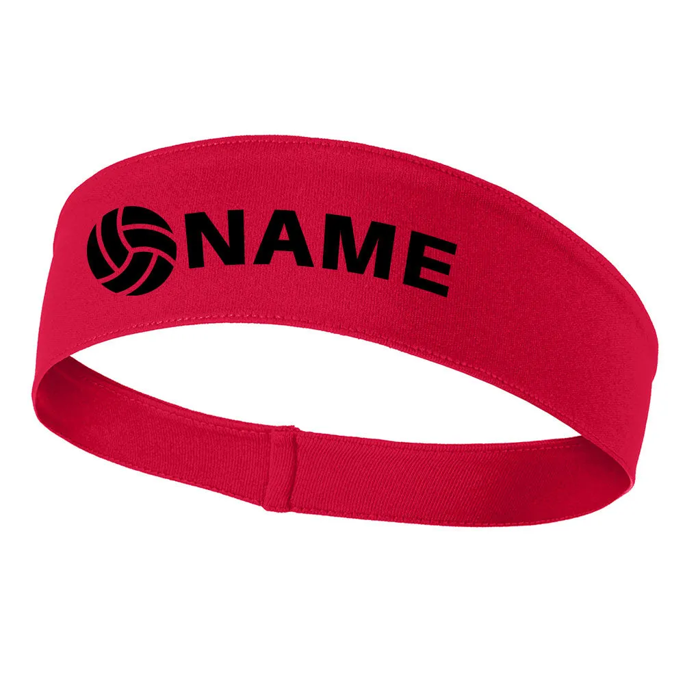 Volleyball Printed Moisture Wicking Headbands for Men and Women - Personalization